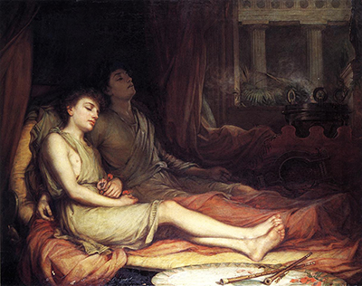 Sleep and his Half-brother Death John William Waterhouse